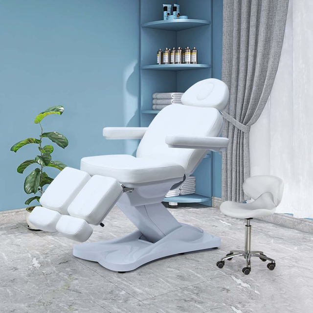 Electric Podiatry Chair Esthetician Table Pedicure Bed 