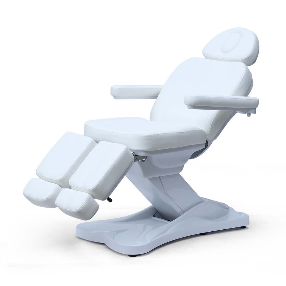 white electric pedicure chair