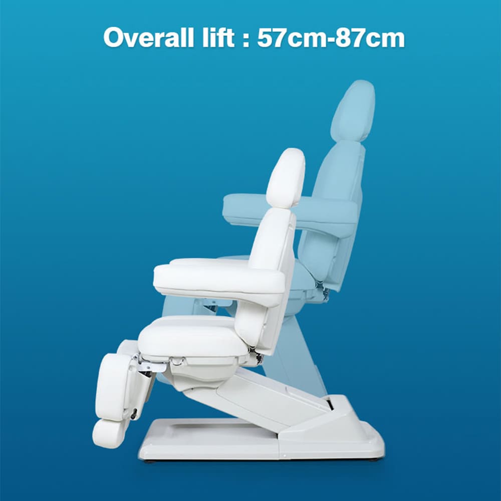 Professional Electric Pedicure Bed White Tattoo Chair for Client