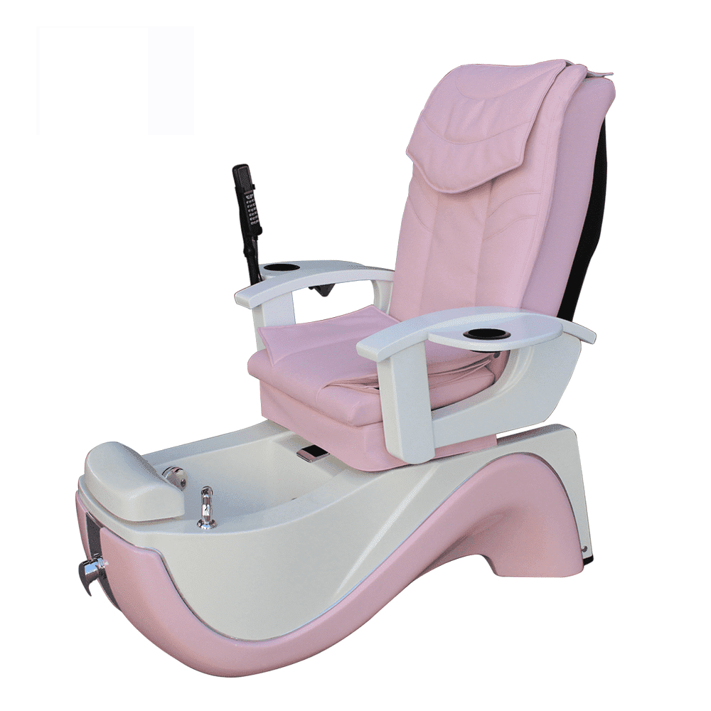 pink pedicure spa chair