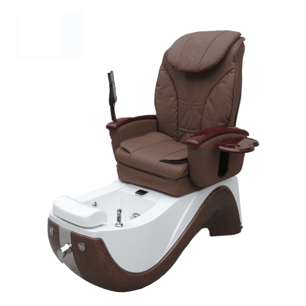 brown pedicure chair