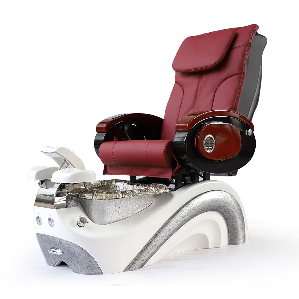 pedicure chair red