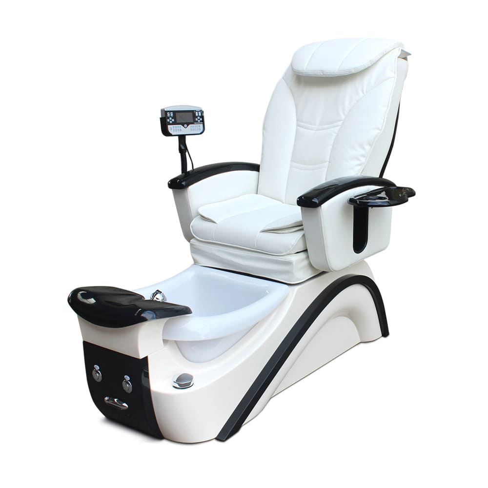 white pedicure chair