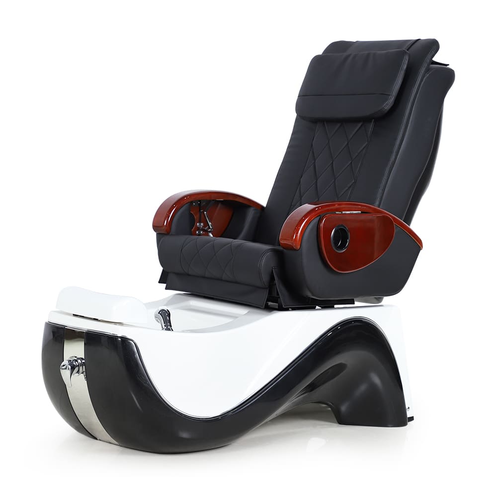 Black Massage Pedicure Spa Chair with Plumbing - Kangmei