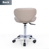 Kangmei Beauty Salon Furniture Adjustable Hydraulic Rotating Small Pedicure Technician Stool Chair with Back