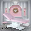 Luxury Best Pink Electric Massage Table Couch Spa Facial Lash Bed