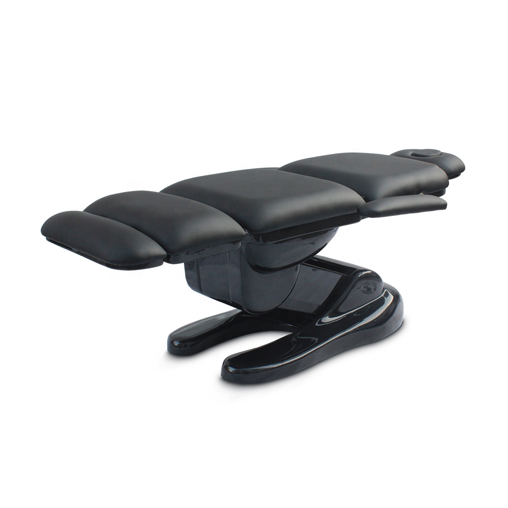 Professional Best Massage Tables Beauty Black Electric Facial Chair