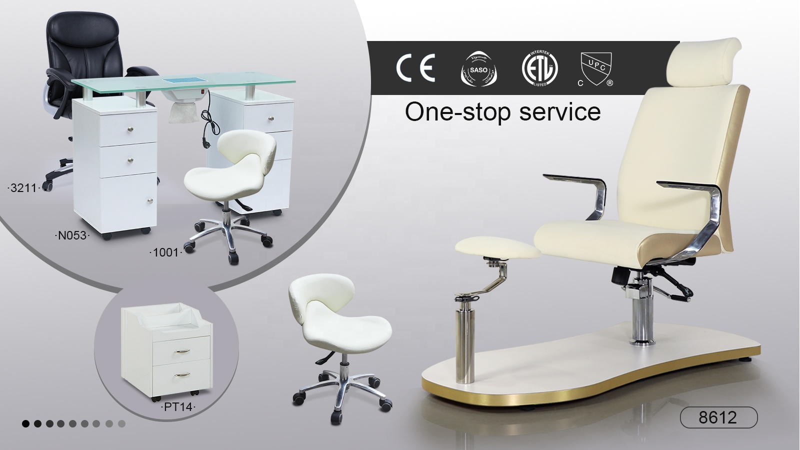Portable Hydraulic Pedicure Spa Chair No Plumbing - Kangmei
