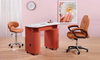 Portable Mat Painting Manicure Station Desk Spa Beauty Salon Wooden Technician Nail Table With Exhaust
