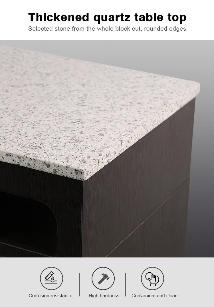 granite top nail table