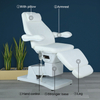 4 Motors Reclining Beauty Salon Furniture Rotation Treatment Lift Table Electric Extension Massage Facial Bed Cosmetic Chair