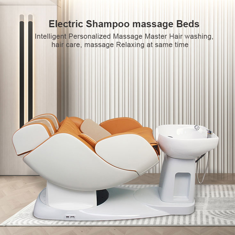 Electric Hair Bed Massage Shampoo Chair for Beauty Salon