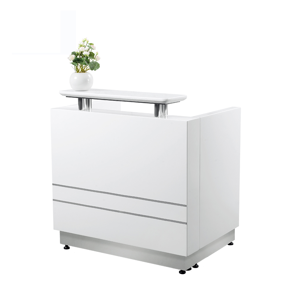Kangzhimei wholesale reception counter table for beauty salon R007