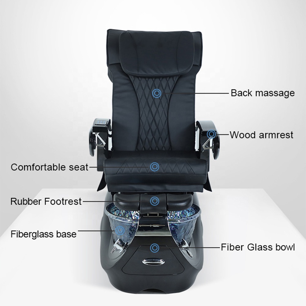 Black Massage Pedicure Spa Chair for Sale - Kangmei
