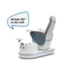 Reclining Swivel Pipeless Whirlpool Foot Spa Massage Pedicure Chair