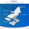Adjustable Spa Massage Table Electric lift Facial Bed Podiatry Chair