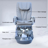 Electric Pipeless Whirlpool Jet Massage Manicure Foot Spa Grey Pedicure Chair with Sink