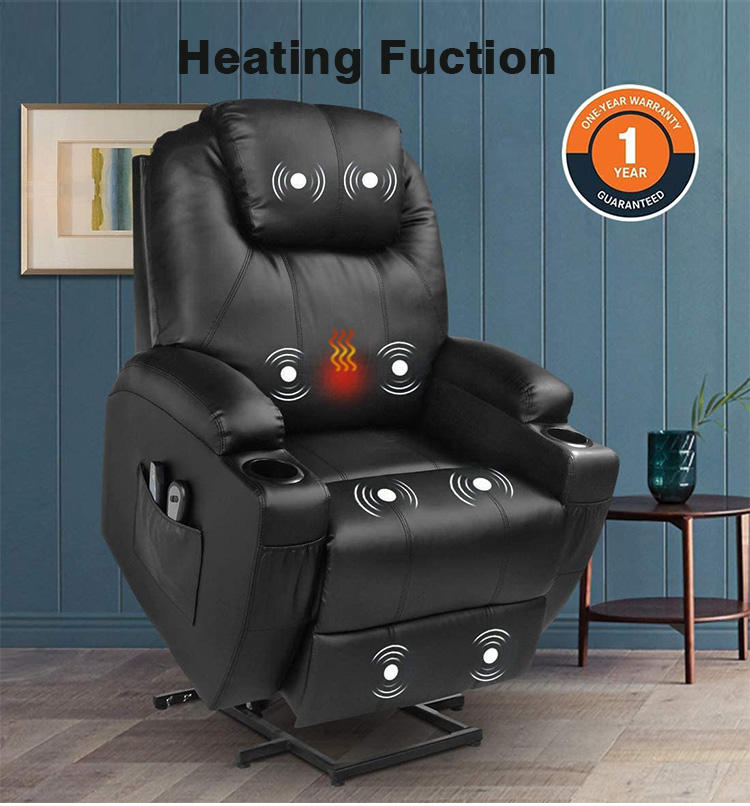 powerlift recliner chair with heat and massage