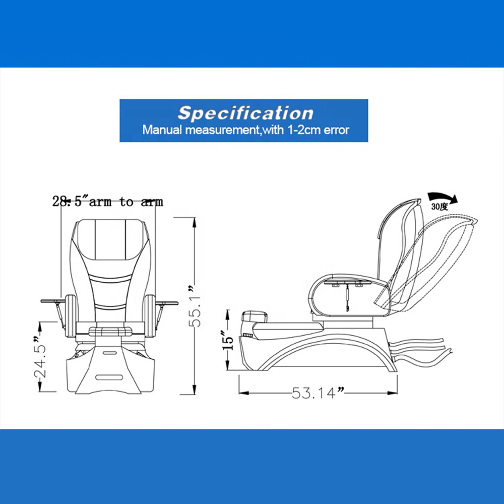 Pedicure Foot Spa Massage Chair for Sale - Kangmei
