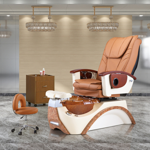 Kangmei Cheap Price Modern Luxury Beauty Nail Salon Furniture Electric Pipeless Jet Foot Spa Massage Manicure Pedicure Chair