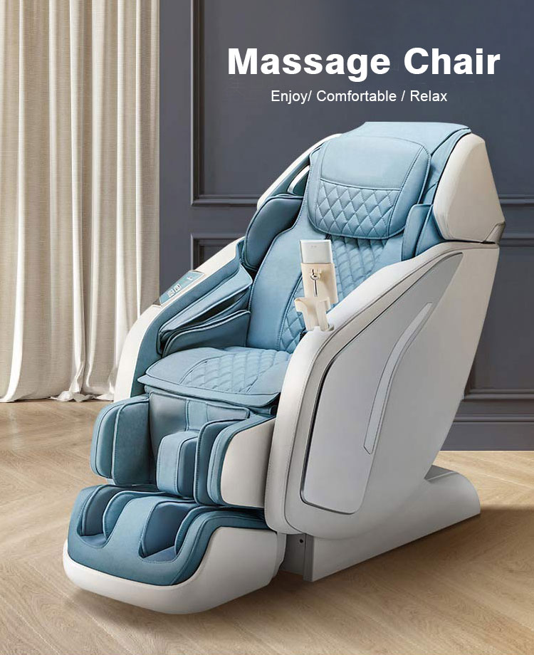 blue massage chair