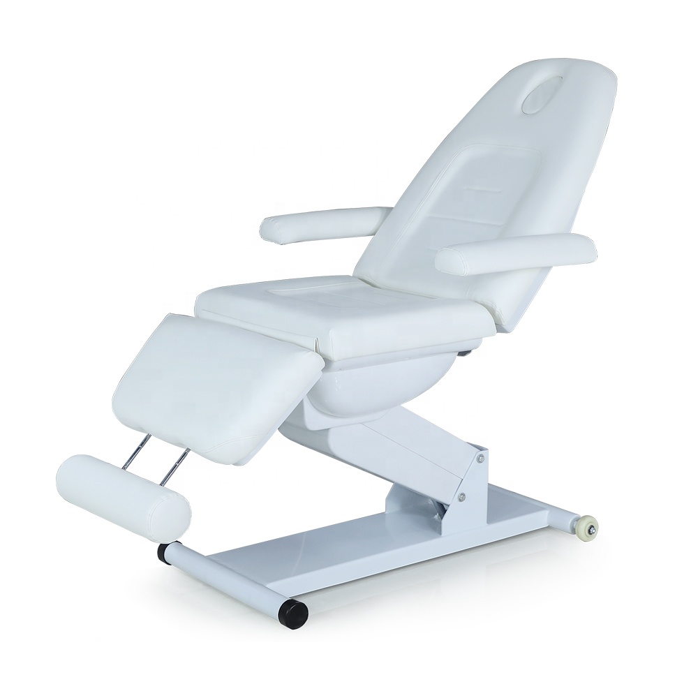 Electric Facial Bed Grey Aesthetic Spa Cosmetic Chair 