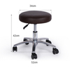 Kangmei Beauty Salon Furniture Adjustable Hydraulic Round Rolling Pedicure Technician Stool Chair with Wheels